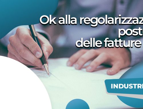 Ok alla regolarizzazione postuma delle fatture «5.0»